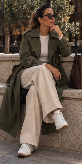 Gabardina Trench