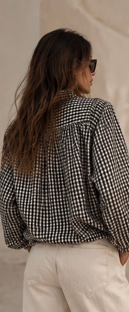 Chaqueta Vichy Romántica