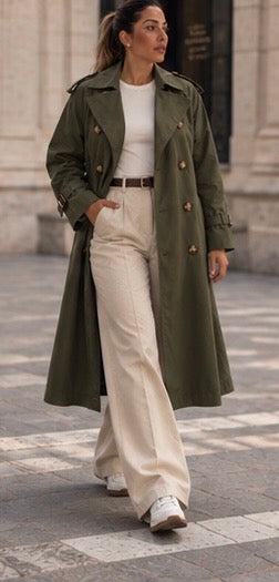 Gabardina Trench