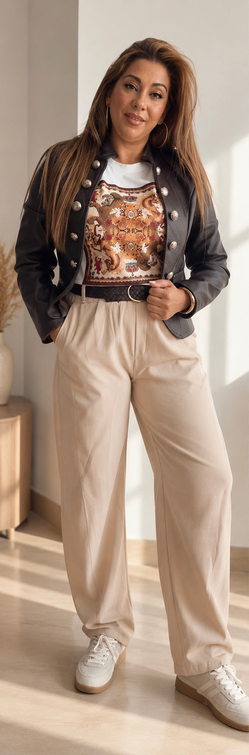 Chaqueta Napoleón Piel