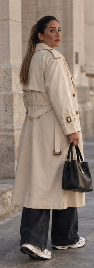 Gabardina Trench