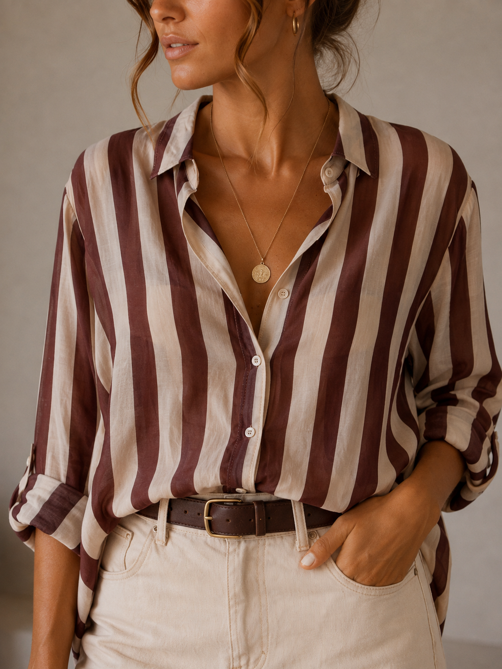 Camisa casual rayas